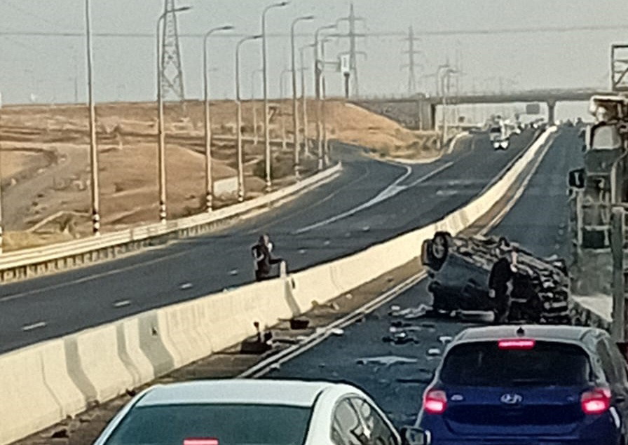 النقب: إصابة شابة جراء حادث طرق