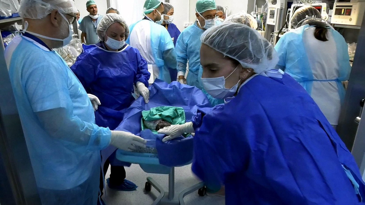 حدث استثنائي في المركز الطبي زيڤ: ولادتان لتوائم ثلاثية