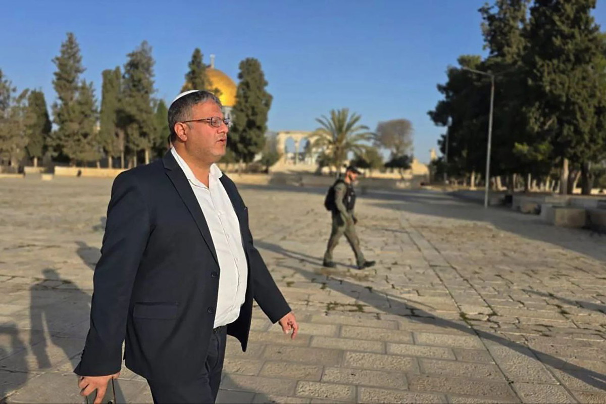 بن غفير يقتحم المسجد الأقصى المبارك