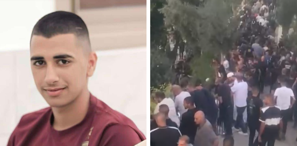 تشييع الطالب محمد مرزوق من عرعرة ضحية جريمة القتل داخل مدرسة في كفرقرع