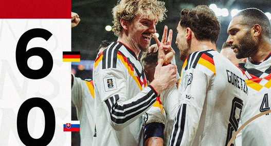 ألمانيا تكتسح سلوفاكيا بسداسية وتتأهل لكأس العالم 2026