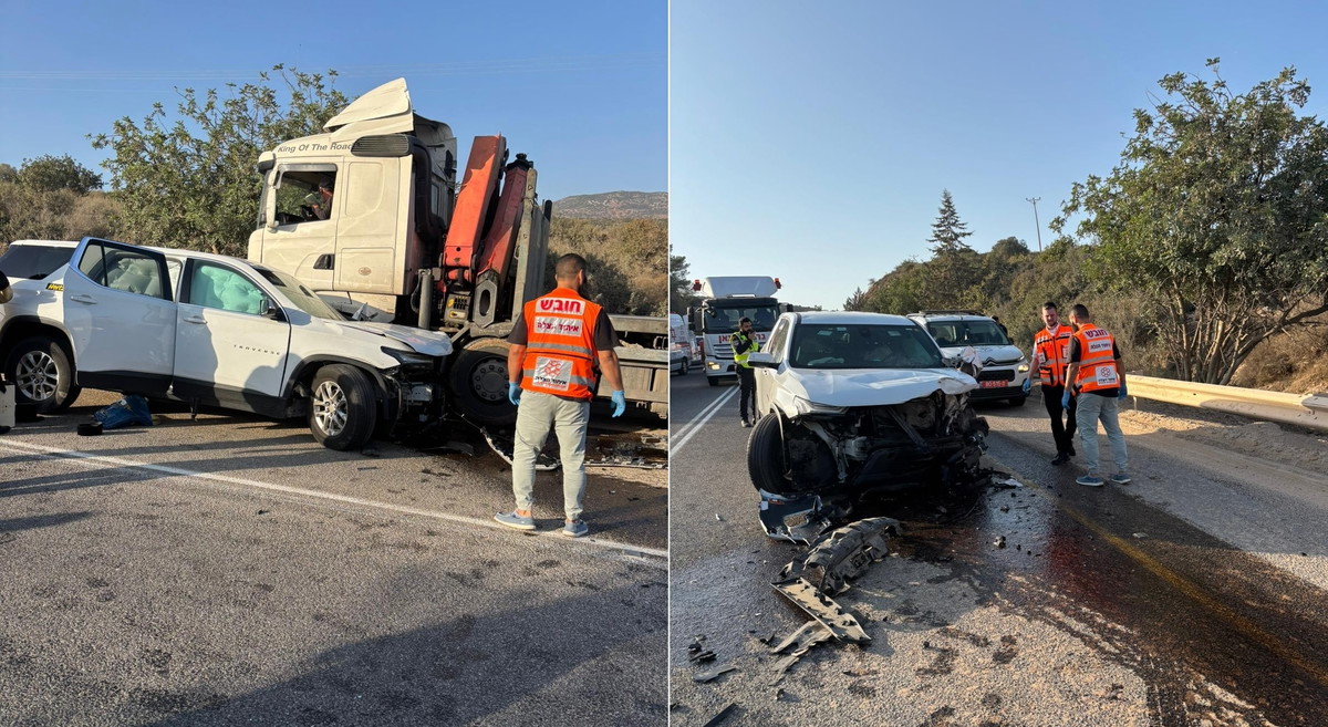 مصرع سيدة وإصابة 9 آخرين بجروح  في حادث سير قرب طبريا