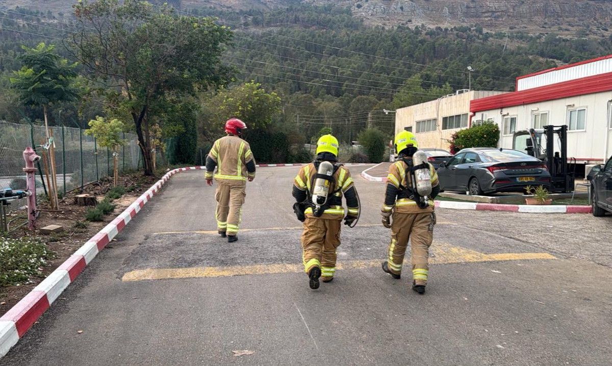 كريات شمونه: تسرّب مادة خطرة في مصنع 