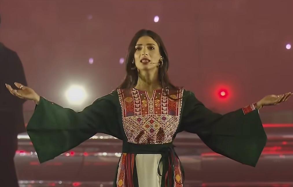  ابنة النّاصرة رلى عازر تشارك في افتتاح كأس العرب 2025 