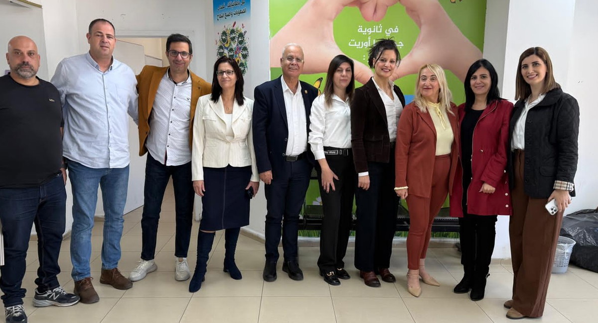 وفد من بلدية الناصرة بزيارة لمدرسة اوريت