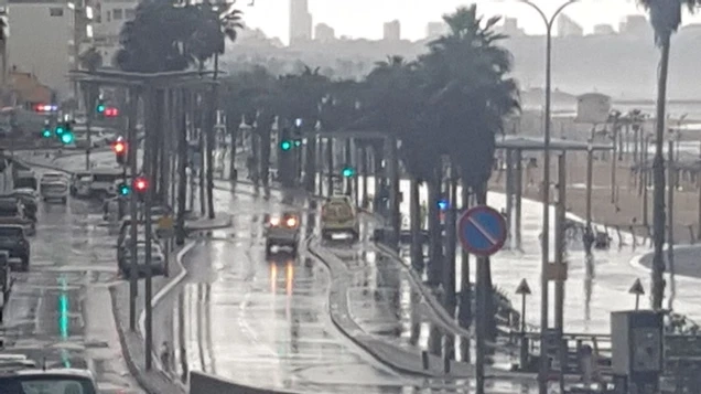 حالة الطقس: منخفض جوي مصحوب بكتلة هوائية باردة وأمطار