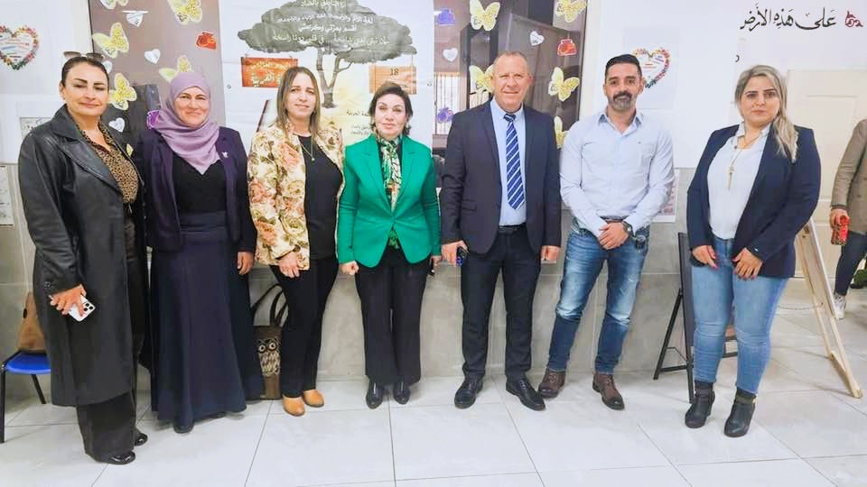 الأديبة، جميلة شحادة تلتقي طلاب مدرسة البعنة (أ)  ضمن فعاليات أسبوع اللغة العربية