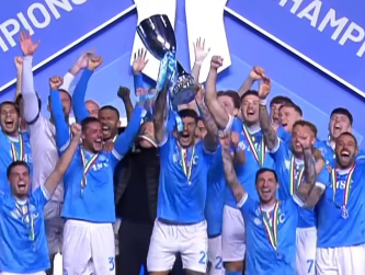  فريق نابولي يتوّج بلقب النسخة الـ38 من كأس السوبر الإيطالي بعد فوزه على بولونيا بهدفين بدون مقابل