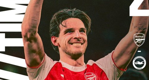 أرسنال يصمد أمام برايتون ليستعيد صدارة الدوري الإنجليزي