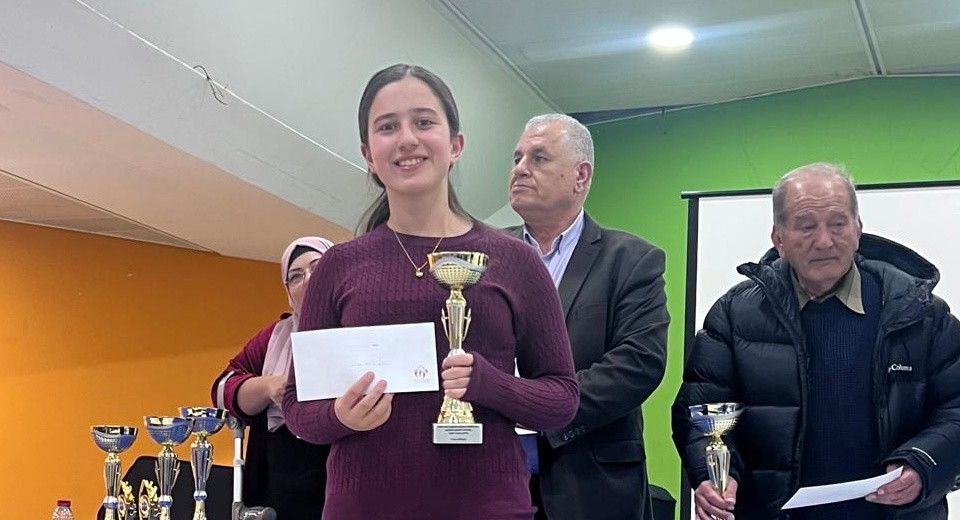 ندى محمد خلف تحرز المركز الثالث في بطولة العرب المفتوحة وتتأهل لبطولة البلاد