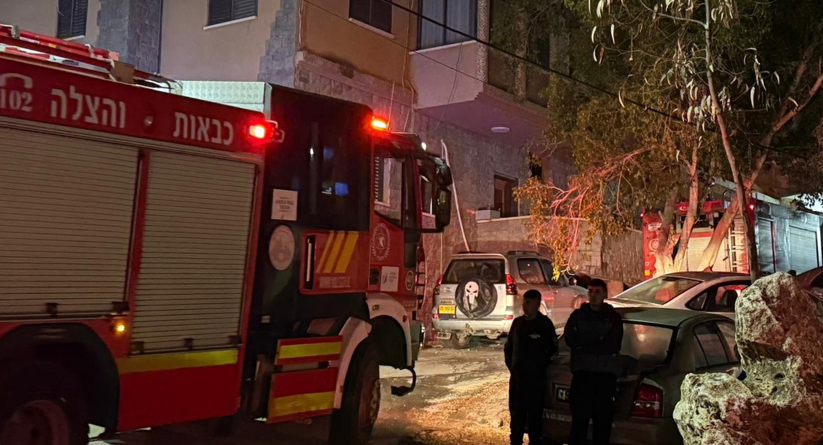 عرابة: اندلاع حريق في مبنى سكني واخلاء مصابين 