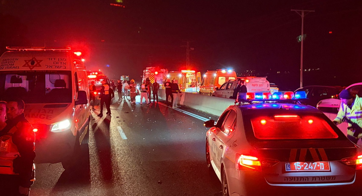 مصرع شاب واصابة 5 اخرين بجراح خطيرة ومتوسطة في حادث طرق على شارع 65 قرب العفولة