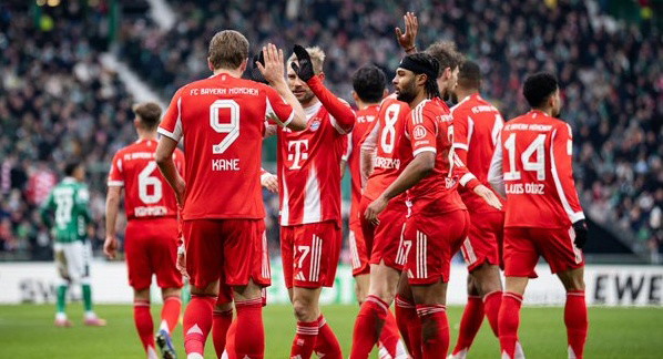 ثنائية كين تمنح بايرن الفوز على بريمن في الدوري الألماني