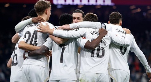 في غياب كيليان مبابي.. ريال مدريد يمطر شباك سوسيداد ويتصدر الليغا مؤقتاً