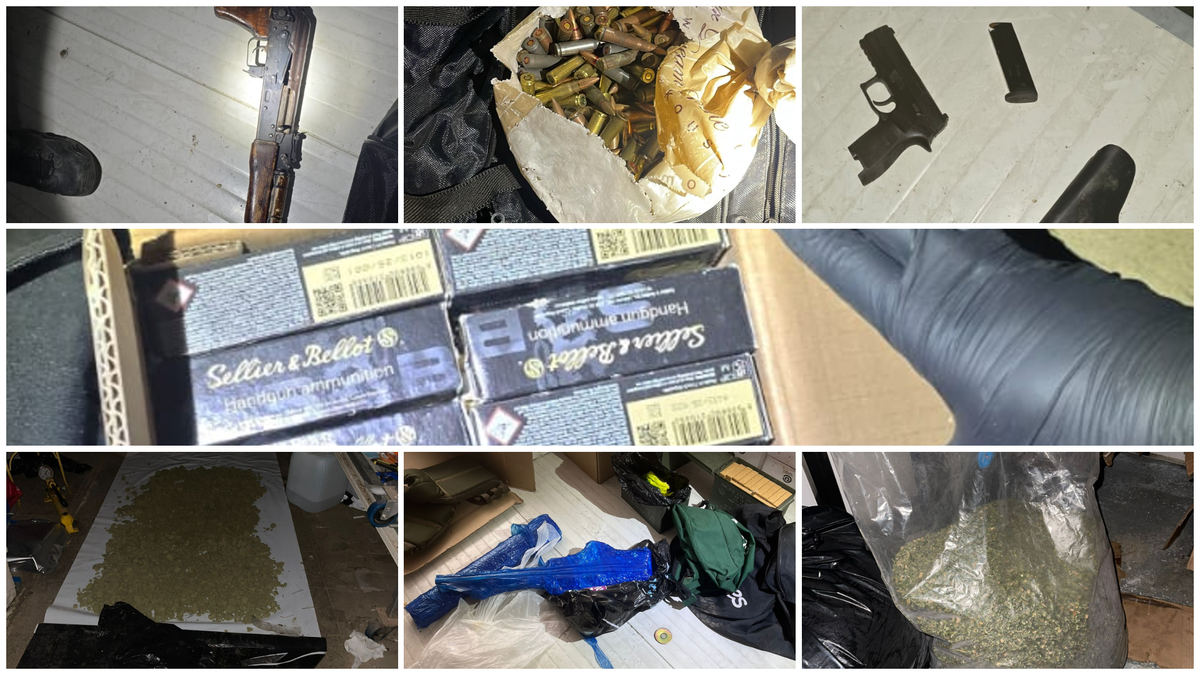 ضبط أسلحة ومخدرات في يركا 