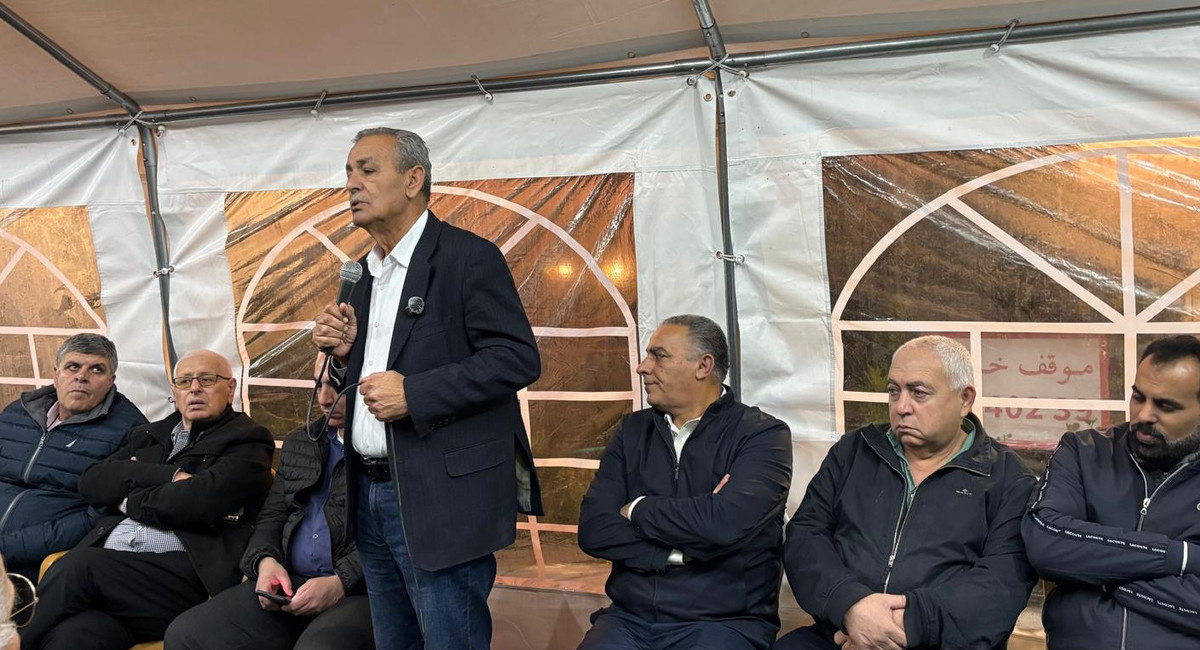 بلدية كفرقرع: حضور حاشد وموقف موحّد في خيمة الاعتصام لمكافحة ظواهر الجريمه والعنف بوادي عاره