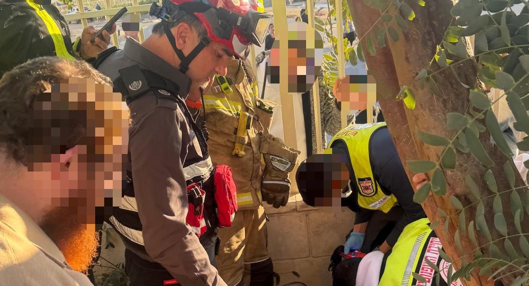 كريات ملاخي: إنقاذ شخص علق داخل بئر بعمق 6 أمتار وحالته متوسطة