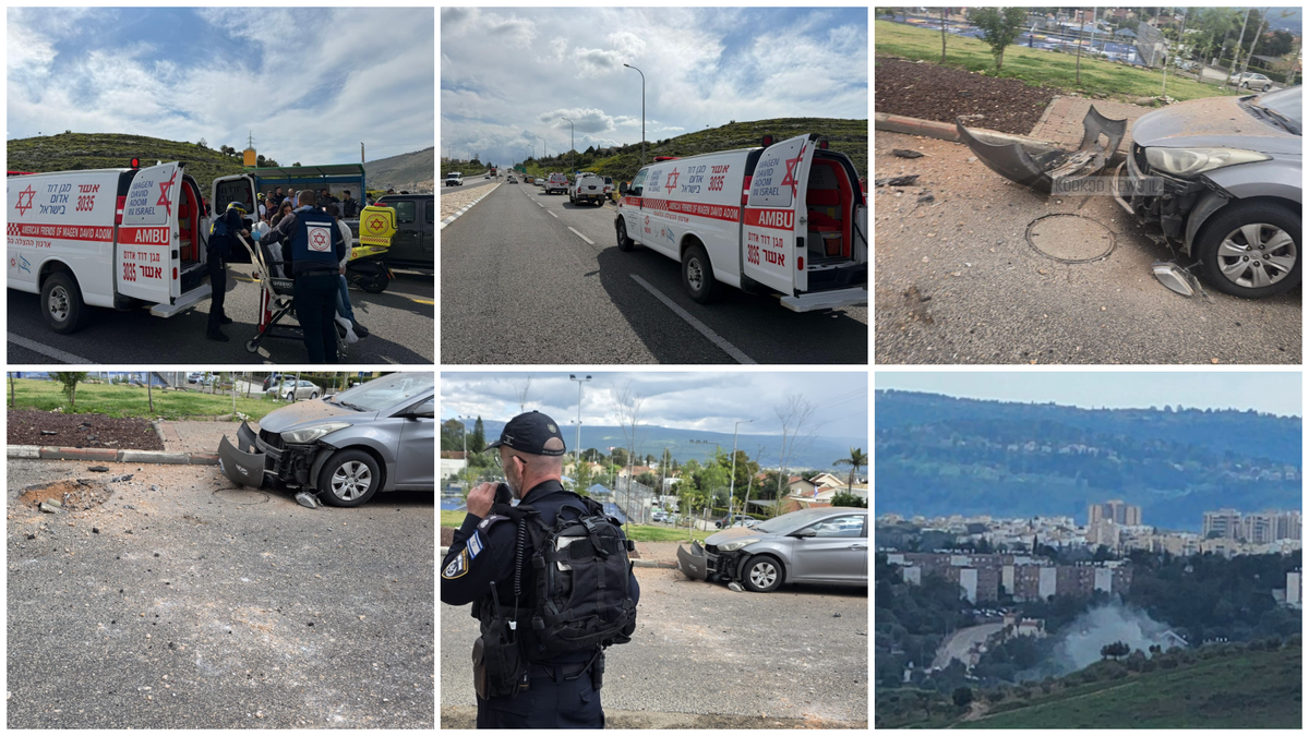 مصابان قرب كرمئيل إثر رشقة صاروخية من لبنان وسقوط صاروخ في الجنوب