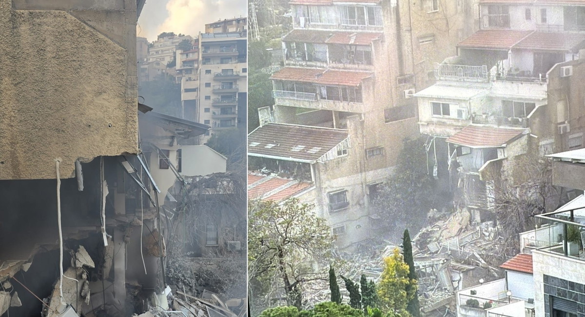 حيفا: إصابة 10 أشخاص بينهم مسن بجراح خطيرة إثر سقوط مباشر لصواريخ ومواصلة البحث عن عالقين