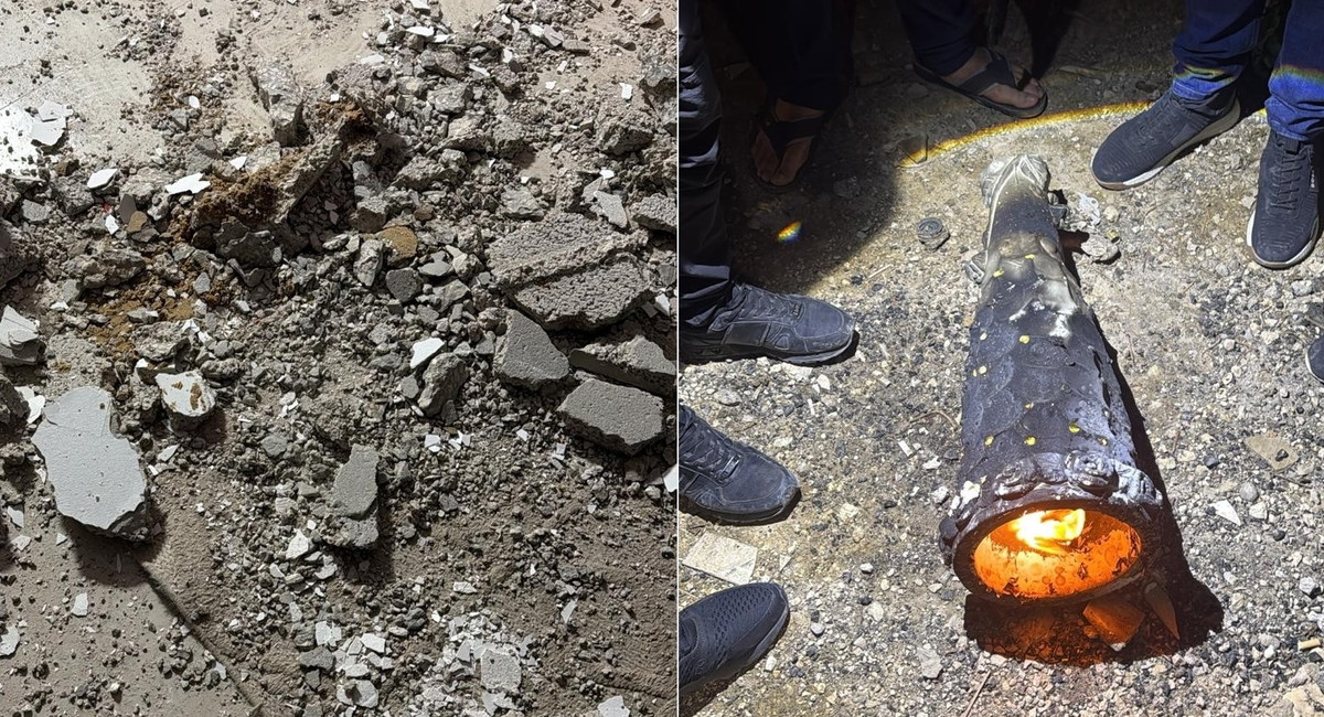 عرعرة النقب: سقوط شظايا صاروخية على منزل سكني دون وقوع إصابات