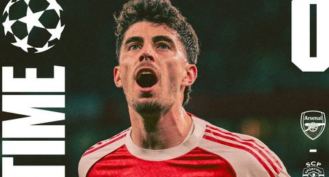 أرسنال يعبر إلى نصف نهائي دوري أبطال أوروبا بتعادله مع سبورتينغ