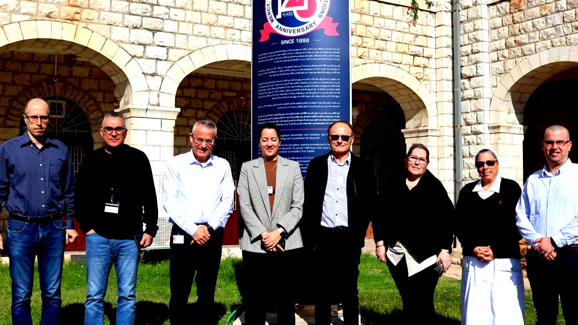 زيارة ادارة كلية عيمك يزراعيل للمستشفى الفرنسي الناصرة