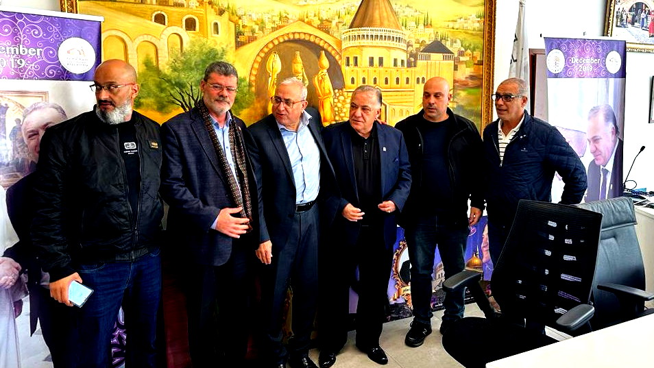 زيارة عمل في البلدية لمدير بنك مركنتيل الناصرة