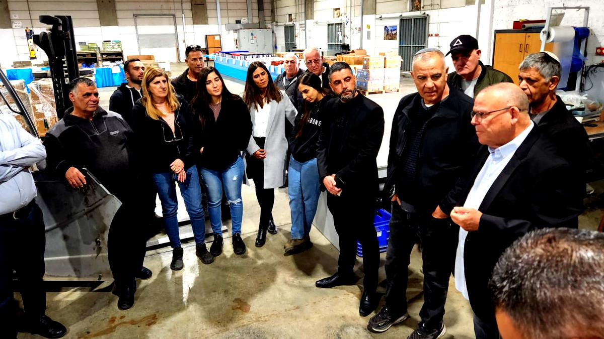 رئيس الهستدروت أرنون بار دافيد في زيارة الى منطقة المروج