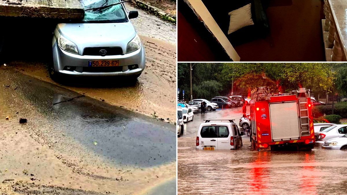 حالة الطقس: يستمر تأثير المنخفض الجوي على البلاد المصحوب بعواصف وامطار