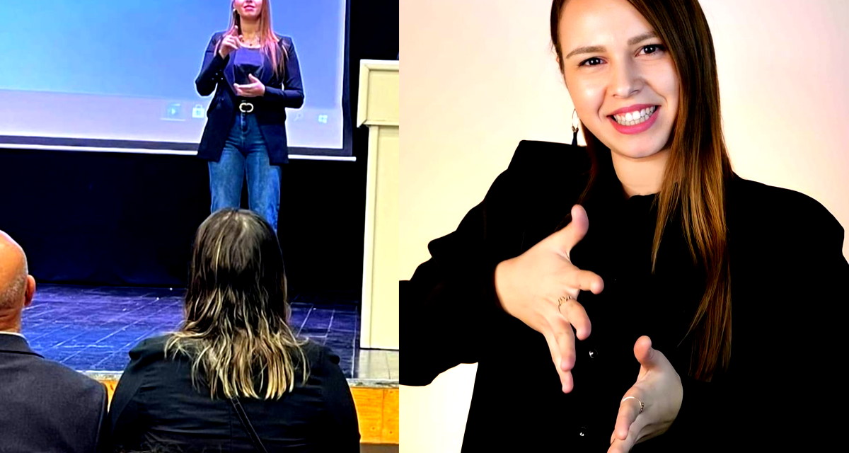 نداء شعبان من سخنين معلمة صمّ وثقيلي سمع وواحدة من 25 مترجمًا للغة الإشارة بمجتمعنا العربيّ