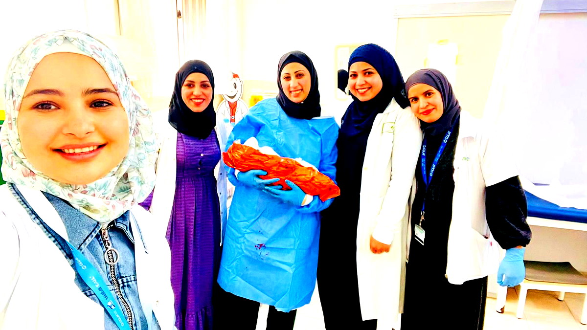 ولادة ناجحة في عيادة كلاليت بعرعرة النقب لأم في الأسبوع الـ 39 من حملها