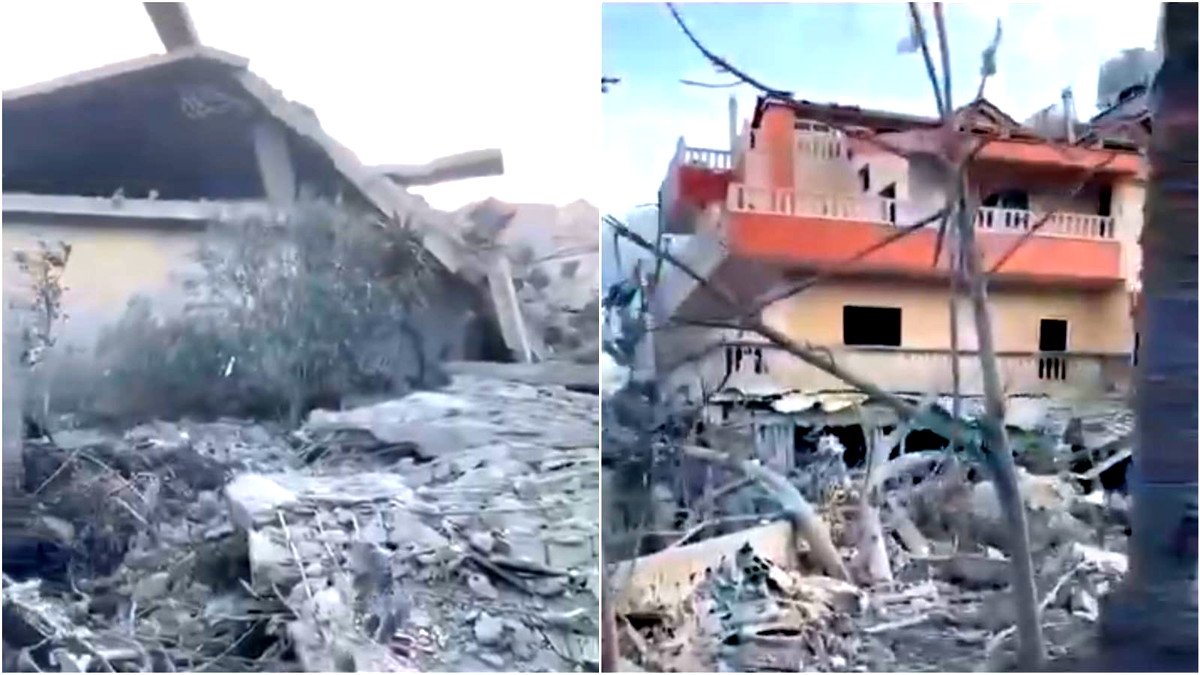 لبنان: فيديو يوثق الدمار الذي خلفته الغارة الإسرائيلية في الناقورة الليلة الماضية