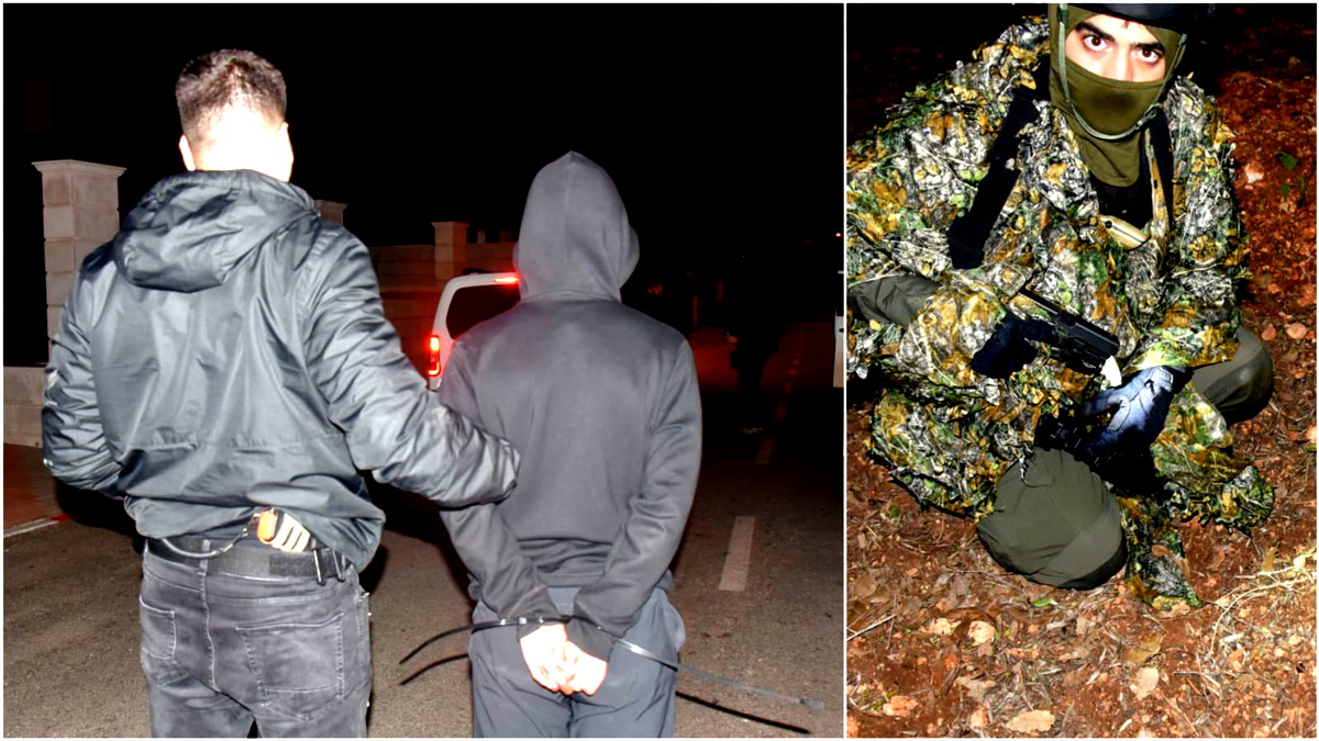 توثيق فيديو | الشرطة تضبط اسلحة خلال مداهمة منزل في الزرازير وتعتقل اب وابنيه