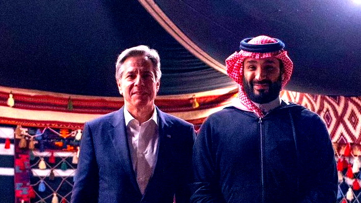 الأمير محمد بن سلمان يؤكد لبلينكن أهمية وقف العمليات العسكرية في غزة