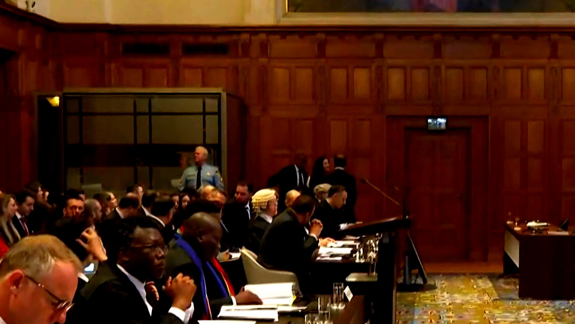 العدل الدولية في جلسة استماع للرد الإسرائيلي بشأن الدعوى القضائية التي رفعتها جنوب أفريقيا ضدّ إسرائيل 