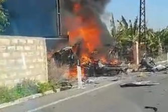 استهداف مركبة على طريق عام جنوب لبنان بغارة إسرائيلية وارتقاء شخصين