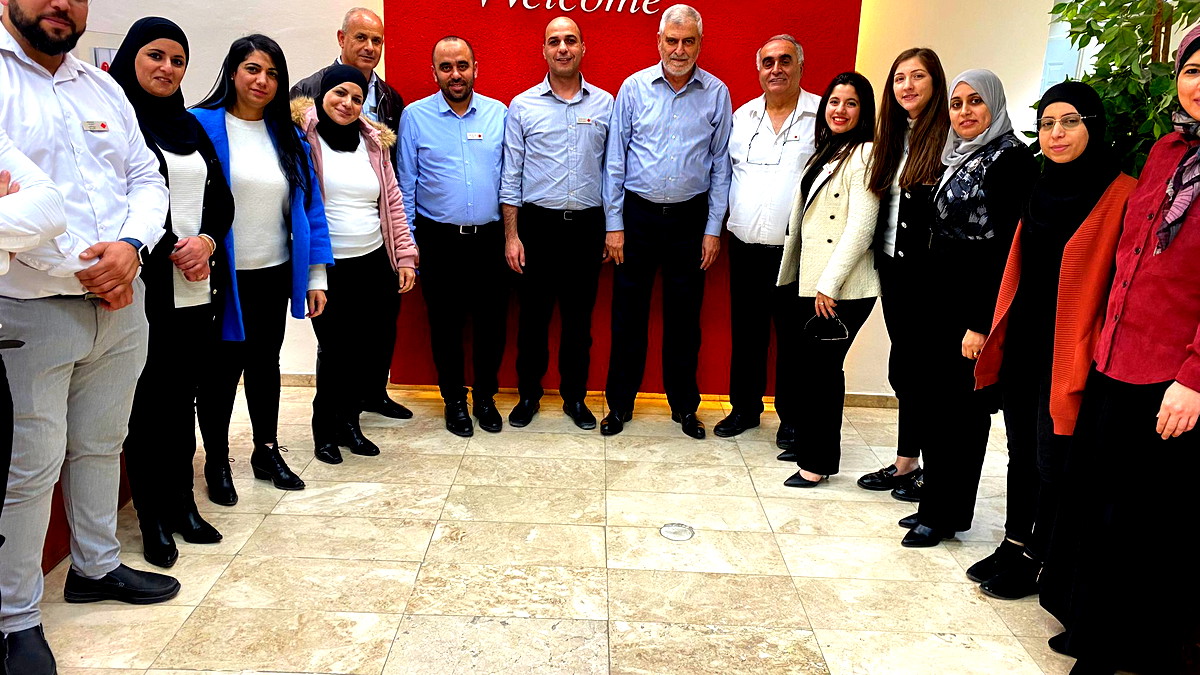 المدير العام لبنك هبوعليم دوف كتلر يزور الطيبة في جولة لفروع بنك هبوعليم في منطقة الشمال وحيفا