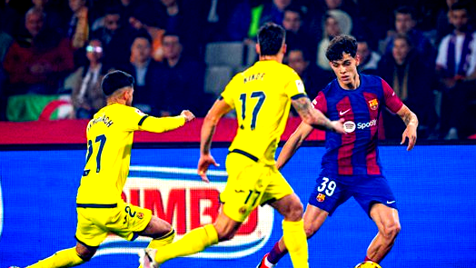 فياريال ينتصر على برشلونة في الوقت القاتل