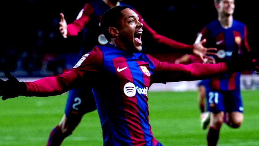 الوافد الجديد فيكتور روكي يقود برشلونة للفوز على أوساسونا