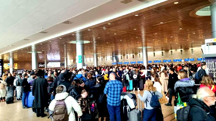 عدد المسافرين في مطار بن غوريون يحطّم رقمًا قياسيًا منذ بداية الحرب