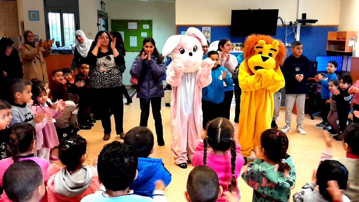  مجموعة قائد ومبادر من مدرسة الشمالي يافة الناصرة يلتقون باطفال الصداقة وقطر الندى بمناسبة ذكرى الاسراء والمعراج