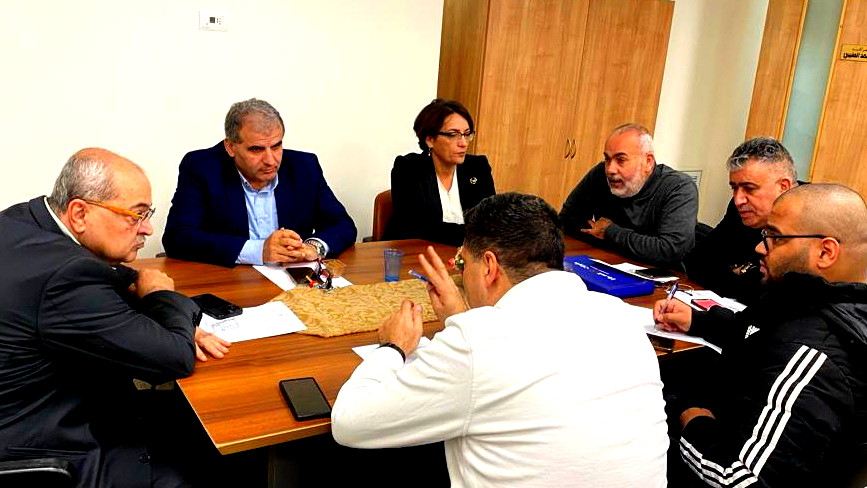 بمبادرة الطيبي: جلسة عمل مع بلدية عرابة بمشاركة العطاونة والسعدي ووزارة المواصلات