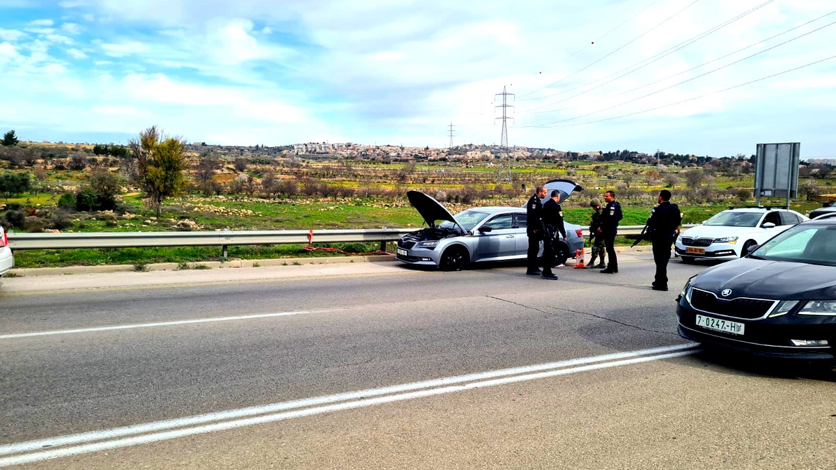 بعدما فرّ هاربًا- اعتقال شاب فلسطيني بشبهة محاولته تنفيذ عملية دهس بالقرب من بيت لحم