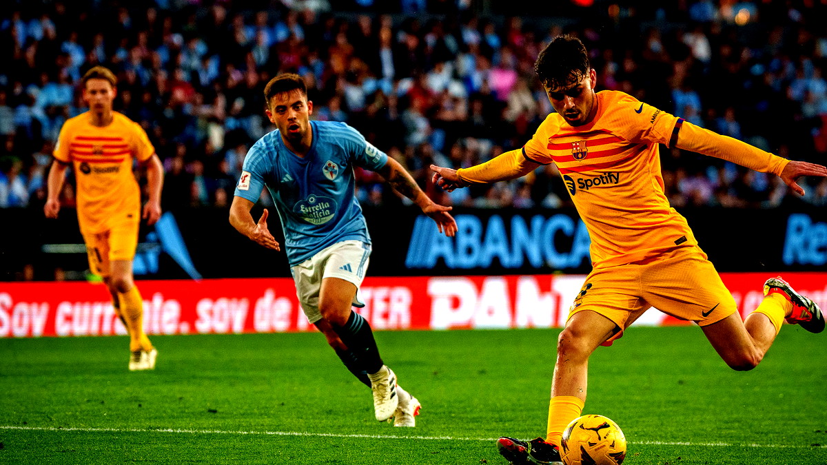 بشق الأنفس برشلونة يفوز على سيلتا فيجو بهدفين مقابل هدف