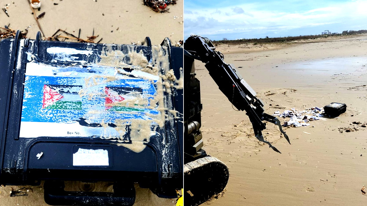 الشرطة: العثور على حقائب معدات طبية على شاطئ قرب زخرون يعقوب - كتب عليها من الأردن إلى غزة