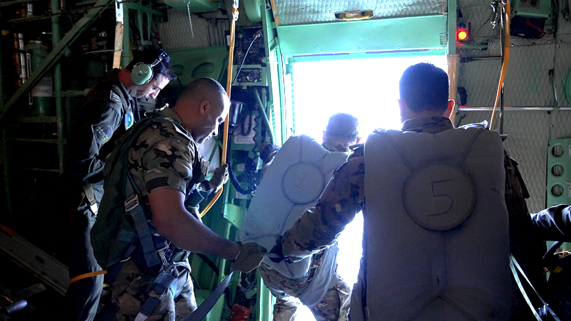 العاهل الأردني يشارك في عمليات الإنزال الجوي للمساعدات لأهل غزة