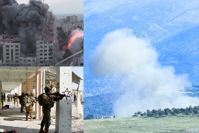 قصف متواصل وعنيف تجاه مناطق القطاع واحتدام المواجهات على الحدود الإسرائيلية اللبنانية