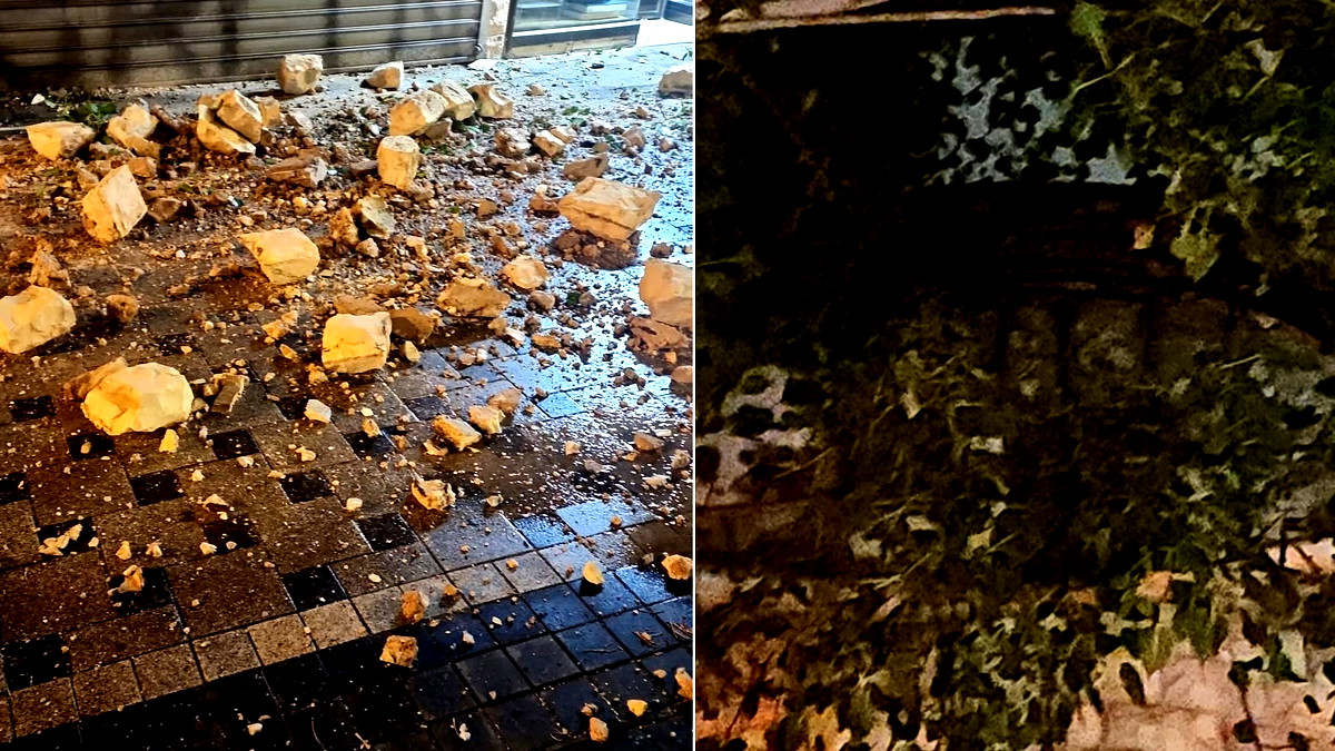 حيفا: إنهيار شرفة منزل دون وقوع إصابات