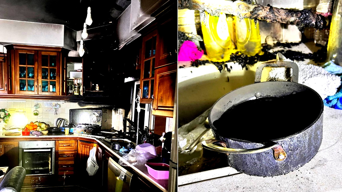 ام الفحم: طنجرة على الغاز تؤدي الى حريق بمنزل