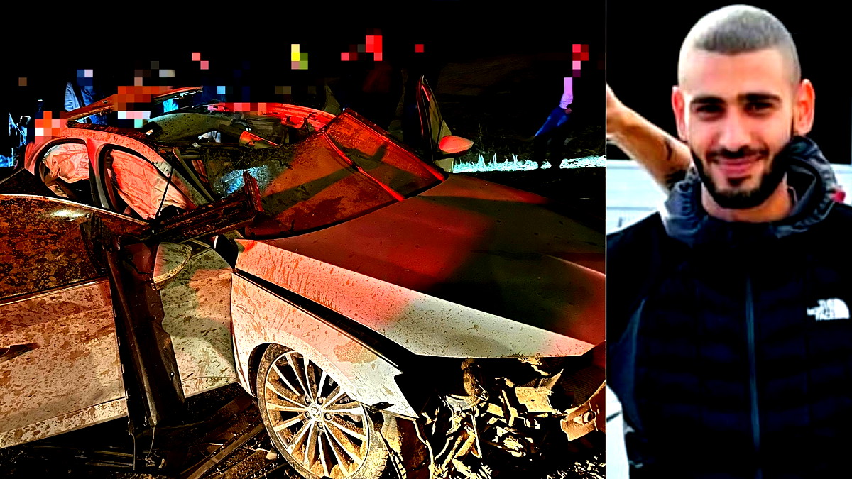 مصرع الشاب سامر إياد أبو شلوفه واصابة اخرين اثر انقلاب سيارة على شارع 40 بالنقب